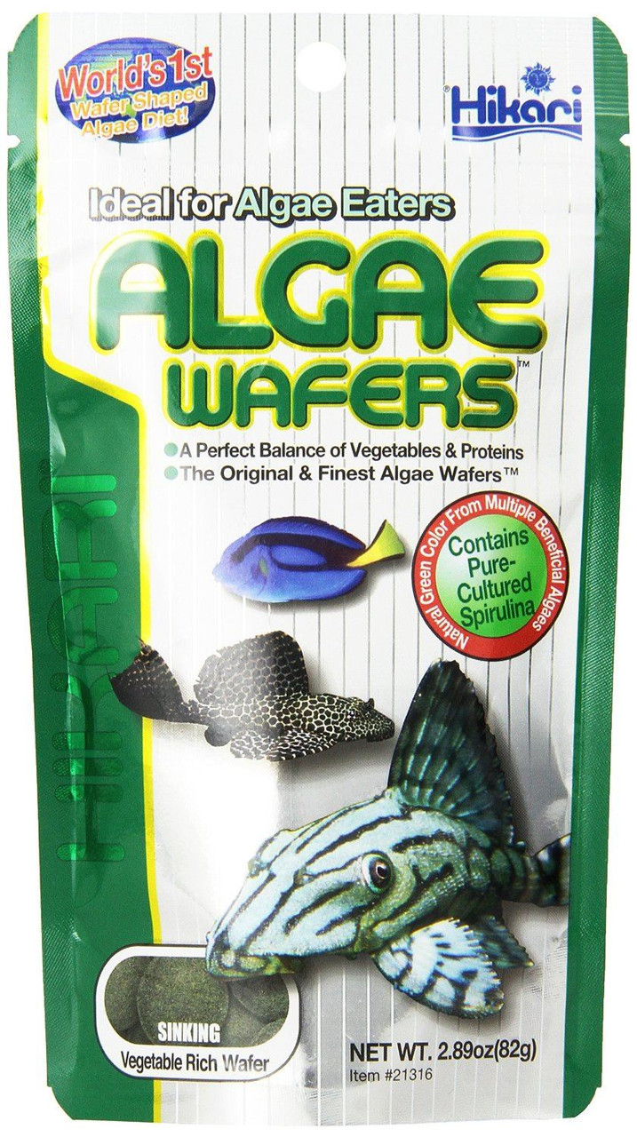 Hikari Tropical Algae Wafer 82G - Aquarium Fish Food