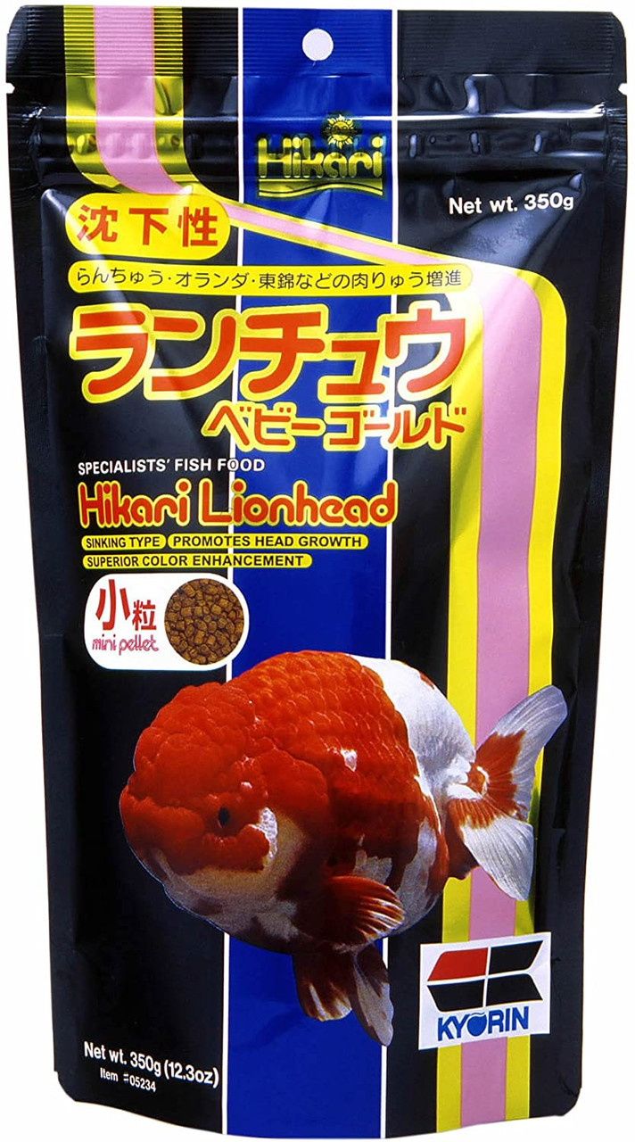 Hikari Lionhead Mini Goldfischfutter – 350g Spezialfutter Für Fancy Goldfische