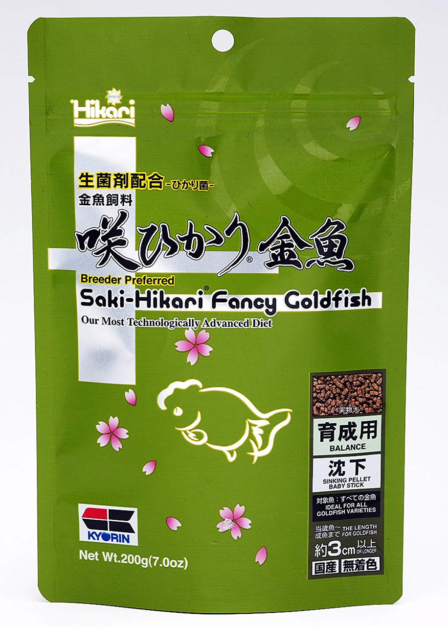 Saki-Hikari Fancy Goldfish Balance Sinking Pellet Baby Stick 200g 