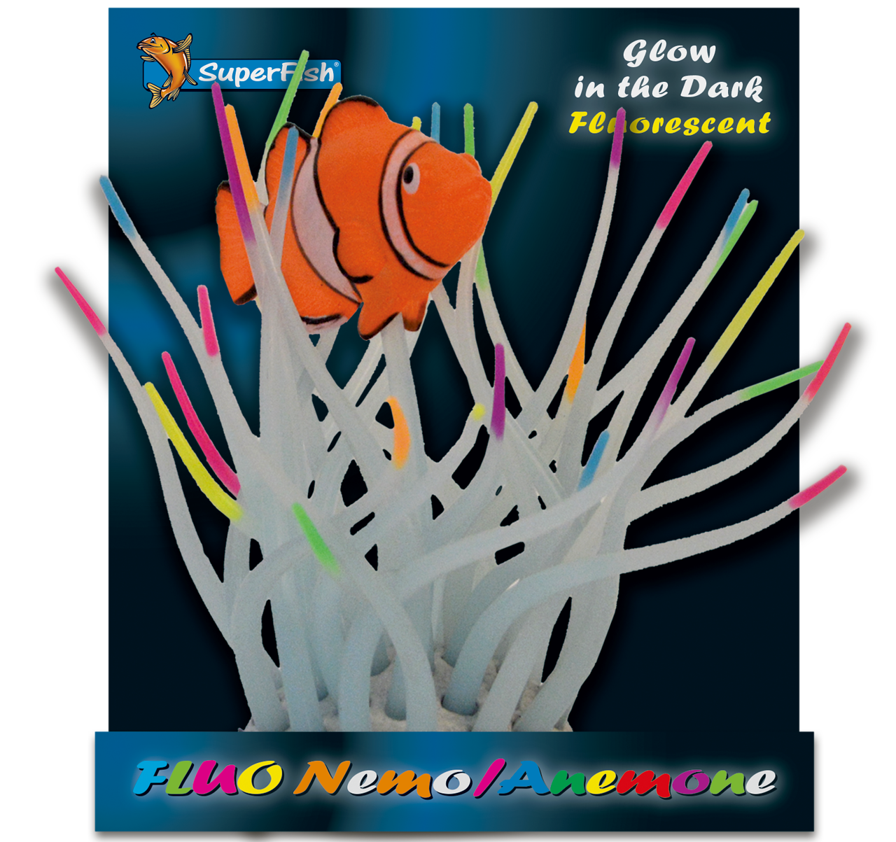 SuperFish Fluorescent Nemo Anemone