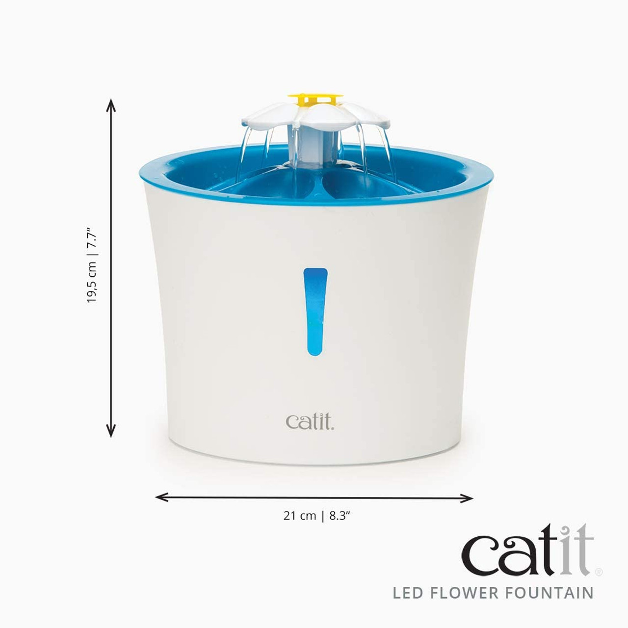 Catit flower hot sale fountain led