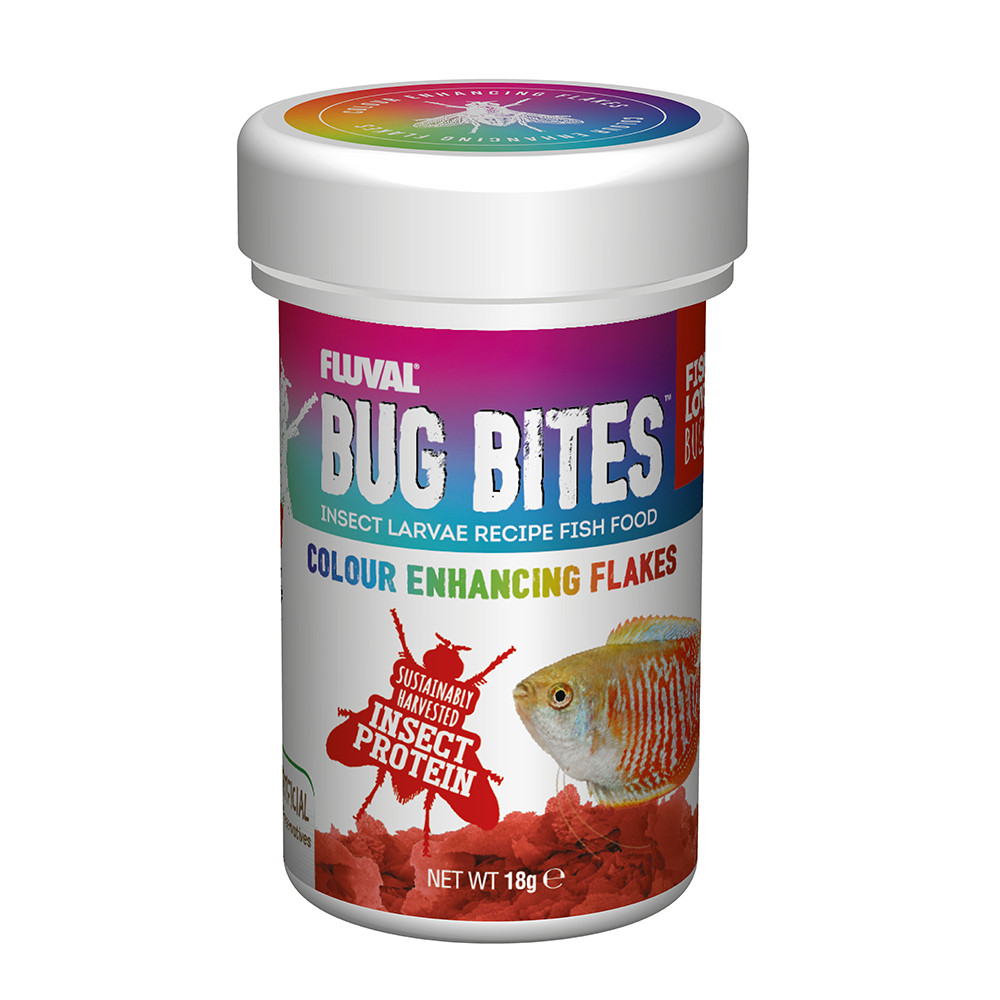 Fluval Bug Bites Colour Enhancing Flake 18g - A7346