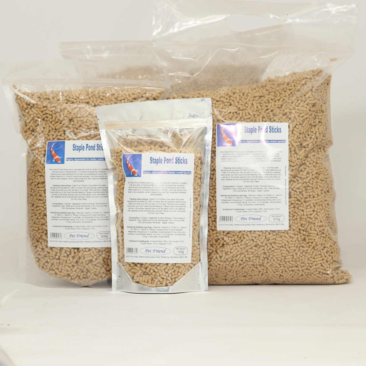 Pet Friend Pond Food Sticks