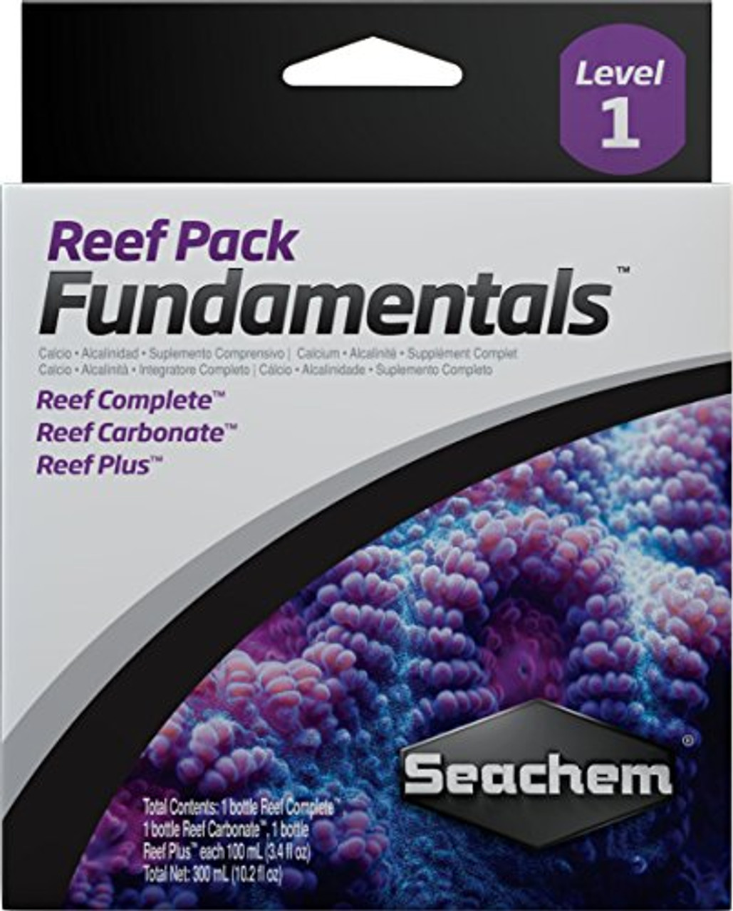 Seachem Reef Pack Fundamentals Front of Box