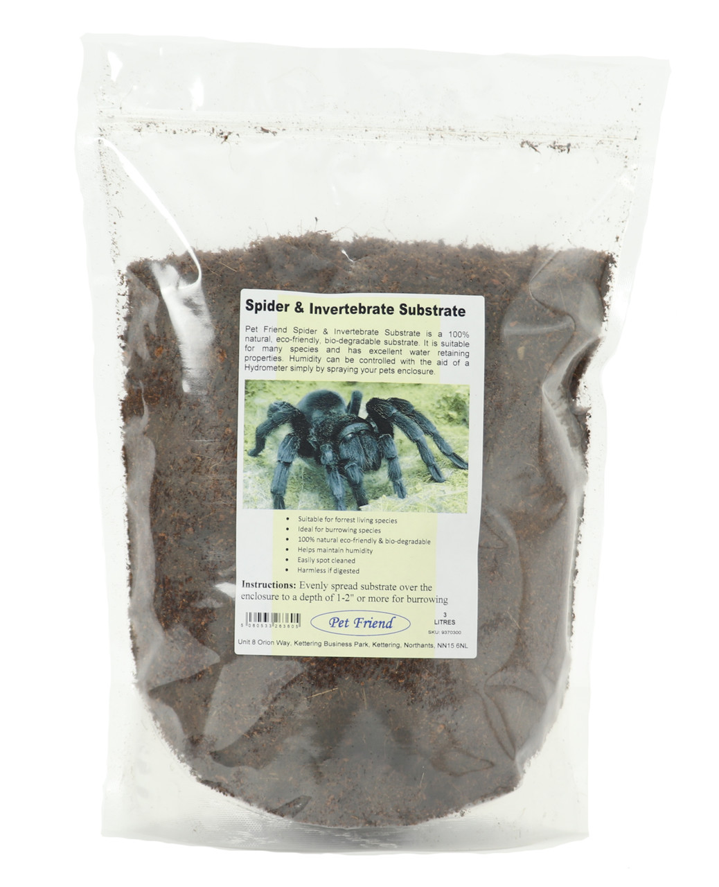 Pet Friend Spider & Invert Substrate 3L 