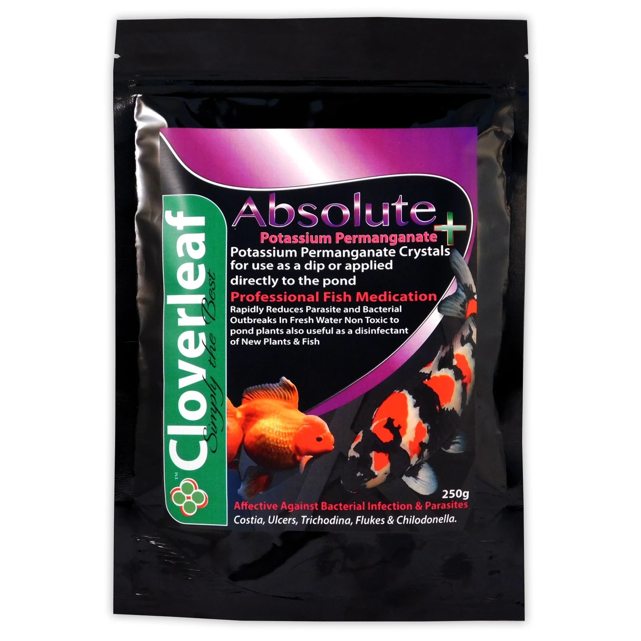 Cloverleaf Absolute Pond Potassium Permanganate 250g Sachet