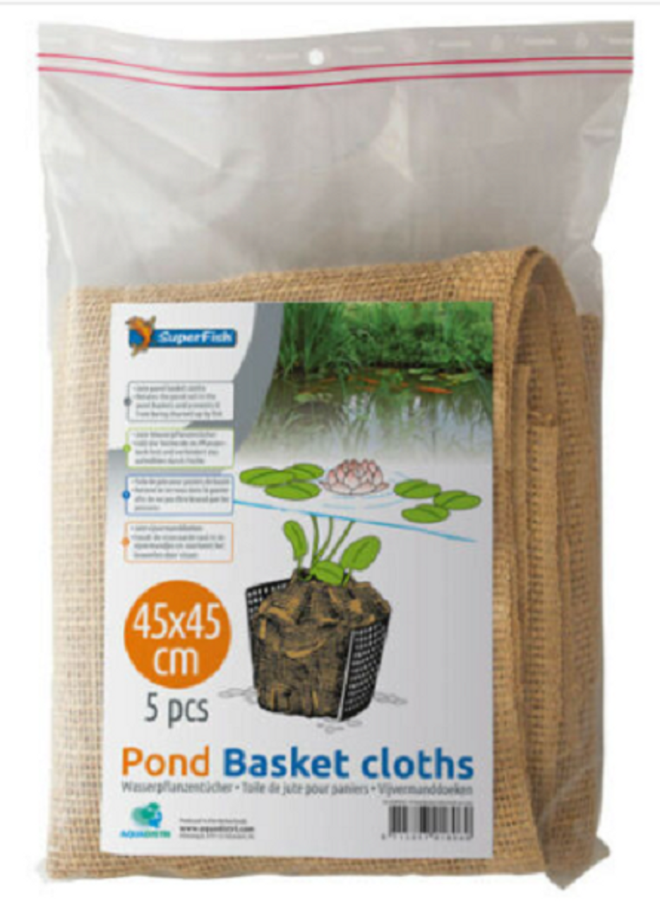 Superfish Pond Basket Cloths 45 x 45cm (Pack of 5)