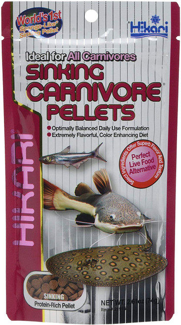 carnivore sinking pellets