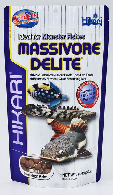 Hikari Tropical Massivore Delite 380g - Carnivore Sinking Pellet