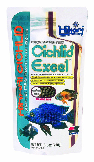 Hikari Cichlid Excel Medium Pellet 250g