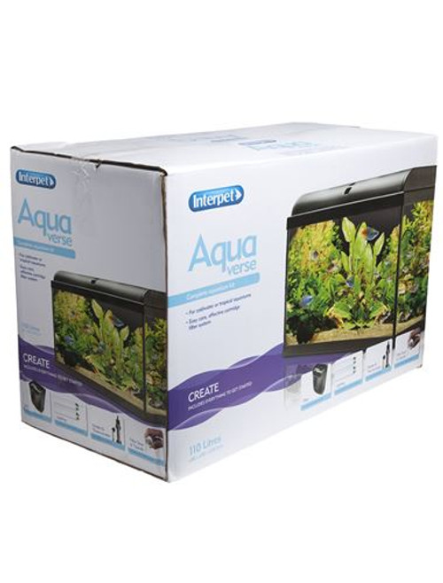 Interpet Aquaverse Aquarium 110 Litres Complete Set Up