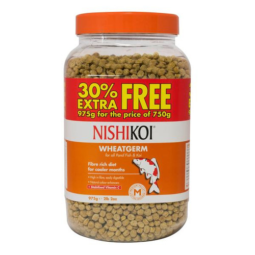 Nishikoi Weatgerm Medium Pellet 975G (750g + 30% Free) - 075W