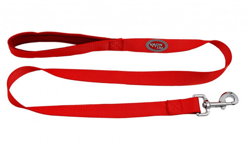 Pet Nova Reflective Nylon Lead X Large Plus 20kg - Red 1.2m x 25mm