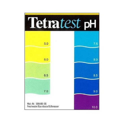 Tetra Aquarium Test Kit Ph - Tropical - Chart
