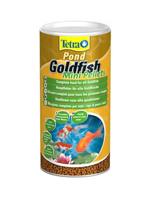 tetra pond goldfish mini pellet image
