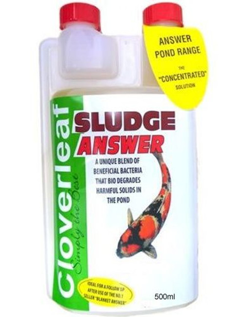 Cloverleaf Sludge Answer 500ml Treats 5000 Litres