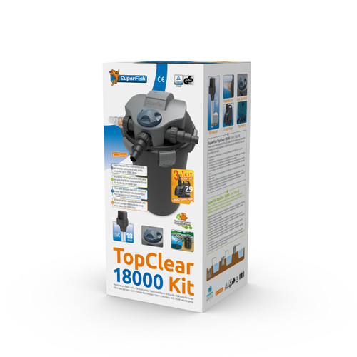 Superfish Topclear 18000 3 In 1 Kit Pressure Filter & 18w UV