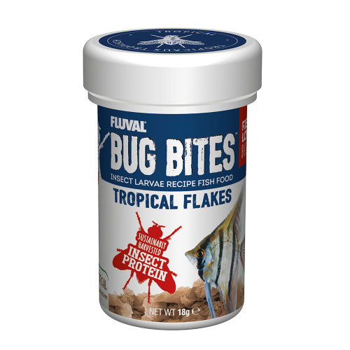 Fluval Bug Bites Tropical Flake 18g