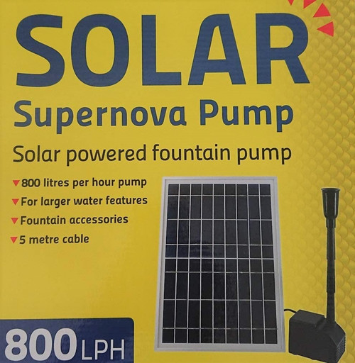 Bermuda Solar Supernova Pump 800 LPH 