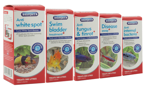 Interpet Aquarium 100ml Treatments Interpet Aquarium 100ml Treatments