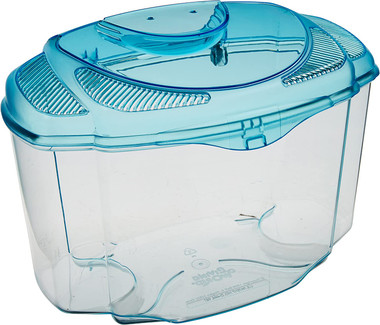Goldfish Tank or Reptile Viv with Lid 4.4L Small Quarantine enclosure - Quarantine Tank Lid Or Cover For Goldfish Escape Prevention