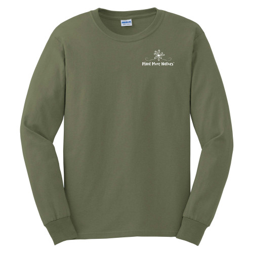 Plant More Natives - Long Sleeve Tshirt - colors - front
