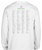 Plant More Natives - Long Sleeve Tshirt - CheatSheet - white - back