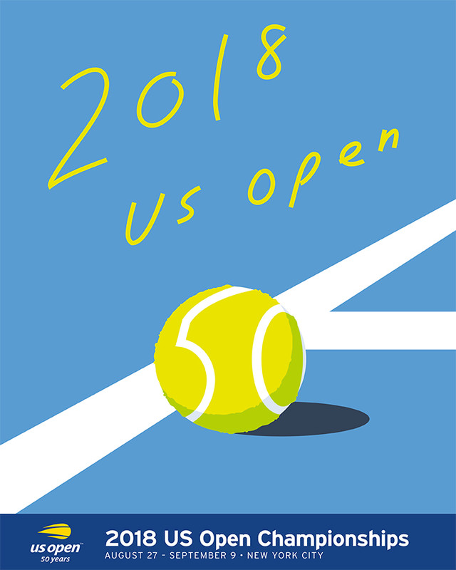 2018 US OPEN THEME POSTER