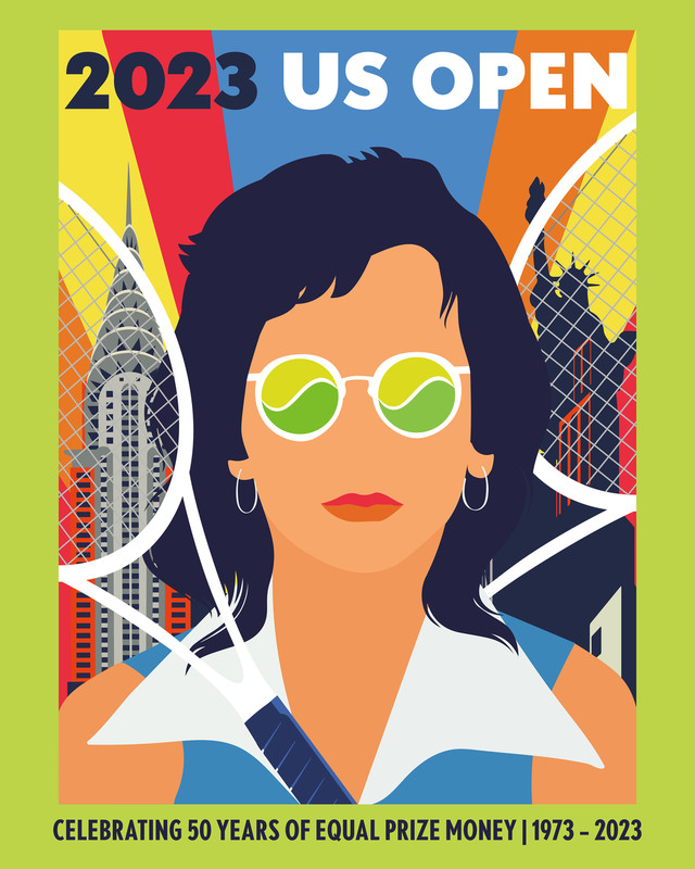 2023 US OPEN TENNIS CHAMPIONSHIPS - Commemorative Poster
