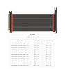 LINKUP - AVA5 PCIE 5.0 Riser Cable | RTX5090 RX9070 GPU Ready | x16 128GB/s Speed | Compatible with N200R & NCASE M2 | Right Angle Ver.3, Black 5cm (Total Length 9cm)