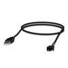(2 Pack) USB to 3/4-Pin PWM 5V | Sleeved Fan Power Cable Adapter | USB 2.0, 3.0, 3.1