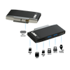 Portable Expansion hub for Surface Go | 2x USB 3.0 port, 4K HDMI, 1x SDXC/Micro SDXC card slot, 1x TF card slot | Compatible with Microsoft Surface Go