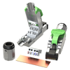 Cat6A RJ45 Connectors (12 Pack) For Cables up to 22AWG S/FTP [Green]