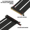 35 cm - PCIE 4.0/3.0 Extreme 16x Riser Cable -  Left Angle *** Discontinued***