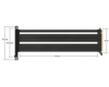 30 cm - PCIE 4.0/3.0 16x Extreme Shielded High Speed Riser Cable | 90 Degree Socket *** Discontinued***