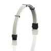 PSU Cable Extension Single Pack | 1x 8 P (4+4) CPU | 30CM - White