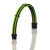 PSU Cable Extension Single Pack | 1x 8 P (6+2) GPU | 30CM  - GreenBlack