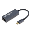 USB C to RJ45 Ethernet Adapter | 10/100/1000BaseT LAN Network Dongle - Black