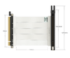 10cm - Ultra PCIe 4.0 X16 Riser Cable Extreme - 90 Degree Socket - White *** Discontinued***