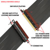 23cm - Ultra PCIe 4.0 X16 Riser Cable Extreme - Single Reverse Angle