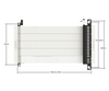 14cm - Ultra PCIe 4.0 X16 Riser Cable Extreme - Dual Reverse Angle - White *** Discontinued***