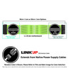 PSU Cable Extension Single Pack | 1 x 24 Pin (20+4) Motherboard | 50CM - BlueBlack