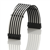 PSU Cable Extension Single Pack | 1 x 24 Pin (20+4) Motherboard | 50CM - WhiteBlack