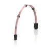 PSU Cable Extension Single Pack Teflon-Coated |  4 Pin CPU (4+4) | 30CM - Pink