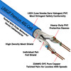 Cat8 Ethernet Patch Cable 26AWG Double Shielded | 40Gbps |4.5 M (15FT) - Blue