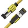 Cat8 Ethernet Patch Cable 26AWG Double Shielded | 40Gbps |1.5 M (5 FT) - Yellow