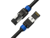 Cat7 Ethernet Patch Cable/s - 10 FT (1 Pack) 10G Double Shielded S/FTP