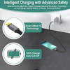 LINKUP - USB 4.0 240W Fast Charging 40Gbps Data Type-C Cable | Thunderbolt 3/4 Compatible, 8K@60Hz Video, Durable Sleeved Jacket | for All USB-C Devices, Hub, eGPU, Gaming PC | Black/White, 4ft / 1.2m