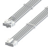 LINKUP - AVA 600W PCIE 5.0 12VHPWR (16Pin/12+4) 16AWG Sleeved High Current Power PSU Cable - 70cm - (White) Compatible with all RTX 4000 and RTX 3000 FE GPUs