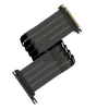 LINKUP - AVA5 PCIE 5.0 Riser Cable [70cm (Total Length 74cm)] RTX5090 RX9070 GPU Ready | x16 128GB/s Speed | Compatible with PCIe 4.0 & WRX80/WRX90E | Right Angle Ver.1, Black